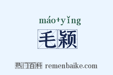 毛颖是什么意思的图片